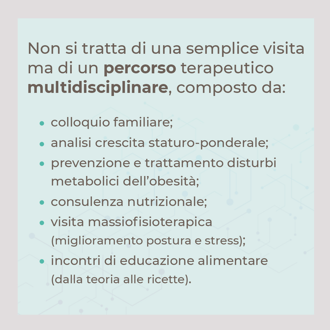 Dalla visita endocrinologica pediatrica alla dieta personalizzata - Omniclinics Bologna