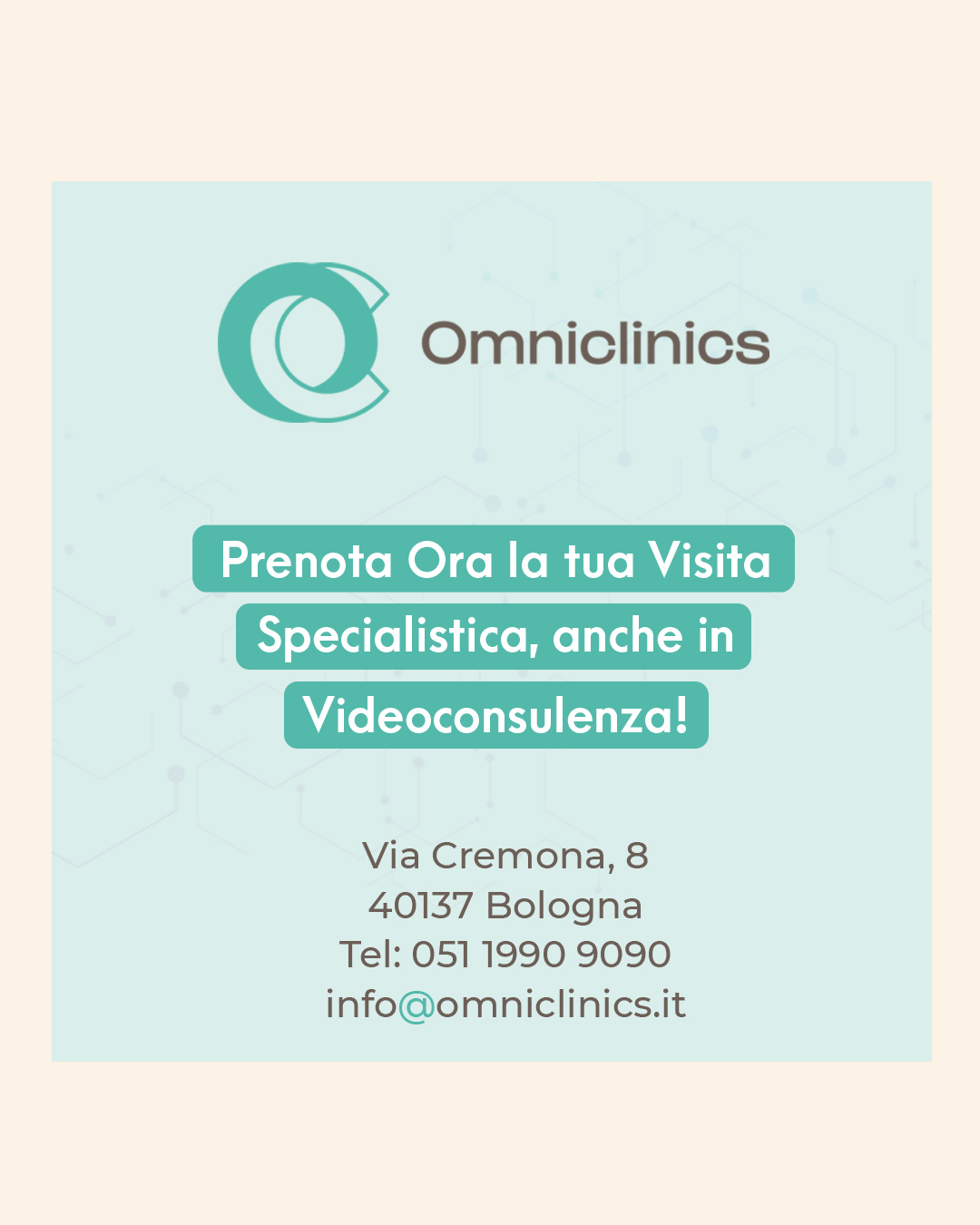 Prenota una visita endocrinologica o dietologica a Bologna con Omniclinics